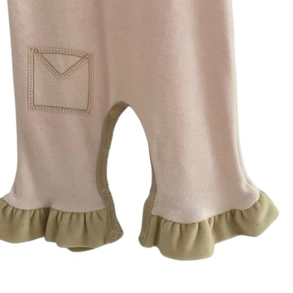 NWT Z'Layette Velour Ruffle Onesie 6 Months - Picture 5 of 8